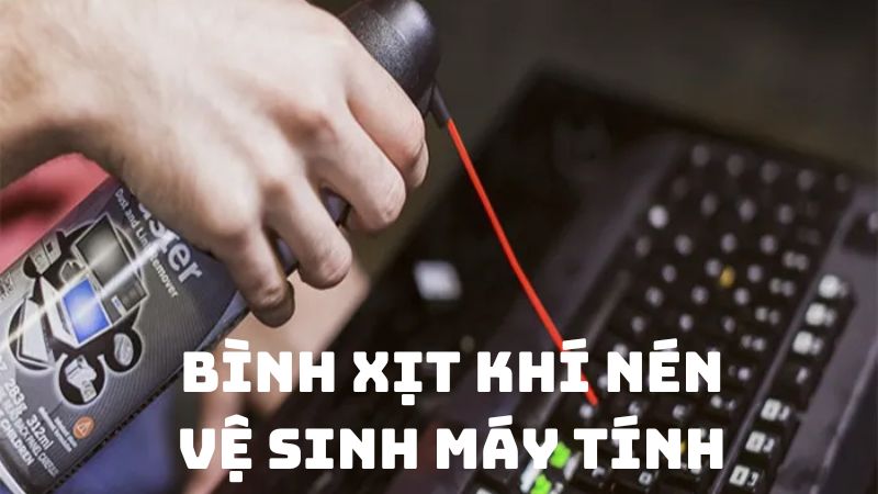 bình xịt khí nén vệ sinh máy tính